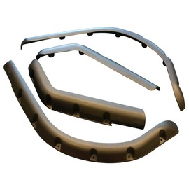 EZGO TXT 1994-2013 Golf Cart Fender Flares with Stainless Steel Hardware - Set of 4pcs (Front and Rear)