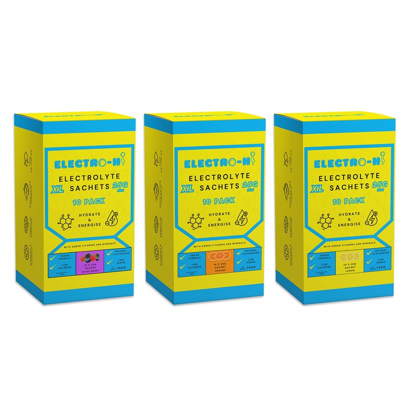 ELECTRO-HI ™ Electrolyte Sachets (30 Pack, Orange)