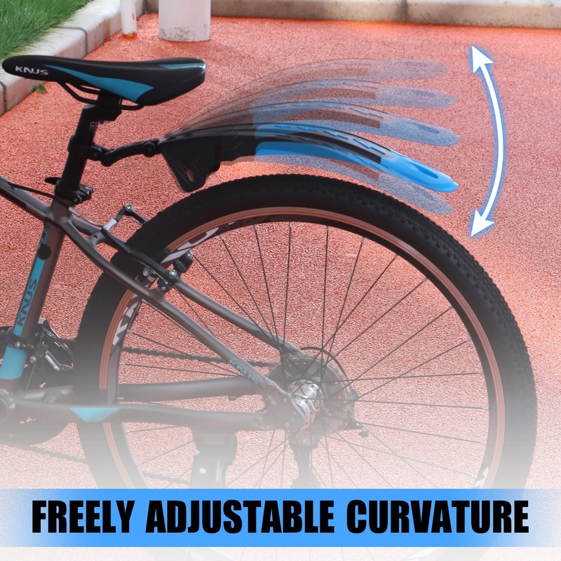 ZUKKA Bicycle Mudguard Set Front and Rear 2 Pieces Universal