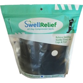 2 Pair Design Compression Socks (Medium, Design Set)