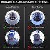 High Pressure Showerhead Brushed Nickel - Best Wall Mount, Bathroom,