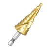 Sollar Step Drill, 3 pcs, Spiral Hexagonal Shaft Drill, Industrial