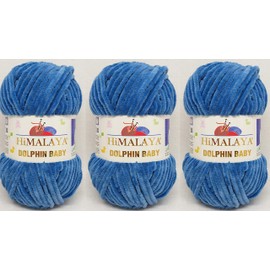 Himalaya Dolphin Baby Knitting Yarn 3 Balls 395 Yards 3 x 100g Super Bulky Baby Blanket Yarn (80341)