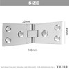 TERF® Heavy Duty Polished Chrome Counter Flap Hinges 100mm X