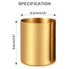 Gold Pen Holder for Desk, 304 Stainless Steel Pen Organizer