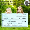 Giant Fake Check 30" x 16" - Oversized Blank Check