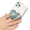 OnTheGrip Cute Natural Seashell Design Heart Shape Collapsible Mobile Phone
