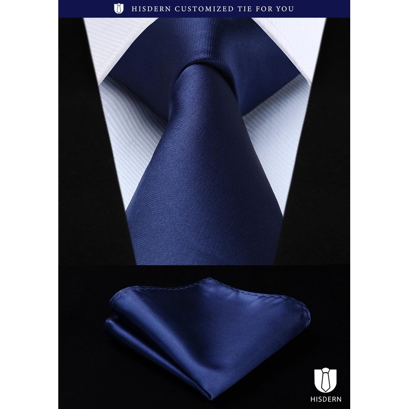 HISDERN T5-01 Men's Necktie Set of 5, 8.5cm Width, Brand