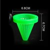 1 Pc White Cone Shape Aquarium Red Worm Fish Feeder