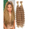 DMKEEP Blond Top Grade Deep Wave Human Braiding Hair 2