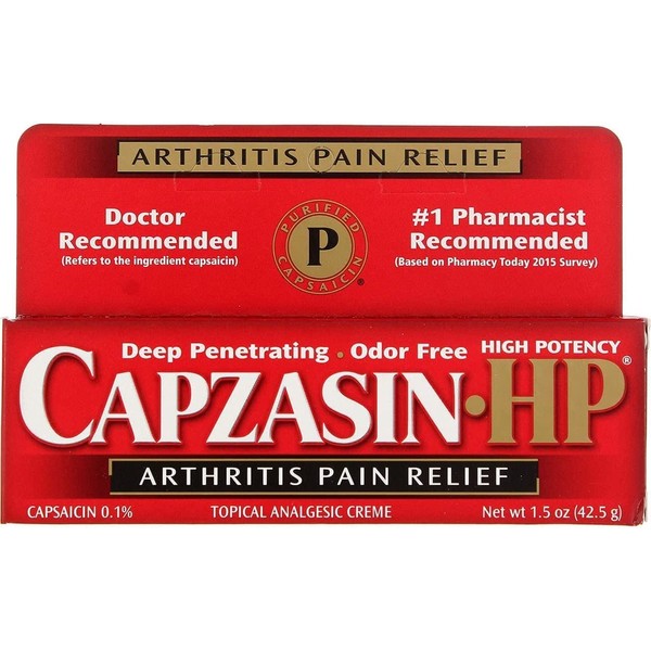 Capzasin HP Arthritis Pain Relief Creme - 1.5 oz, Pack of 5