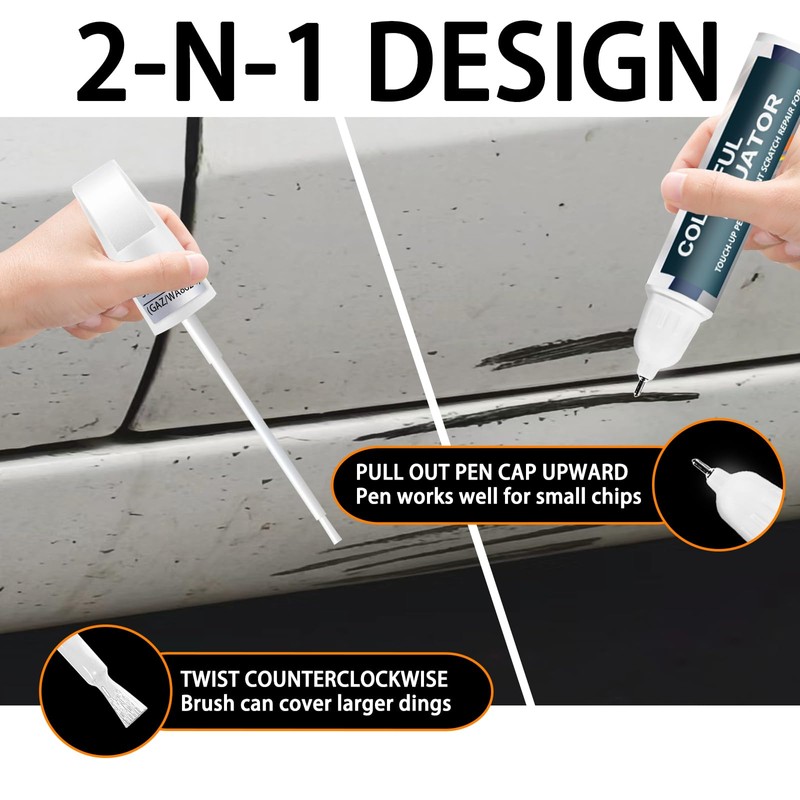 Sterling Metallic(GXD/WA130H) Touch Up Paint for GMC, Car Paint Pen