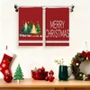 TXZZCHO Merry Christmas Kitchen Towels Red Xmas Tree Dish Towel