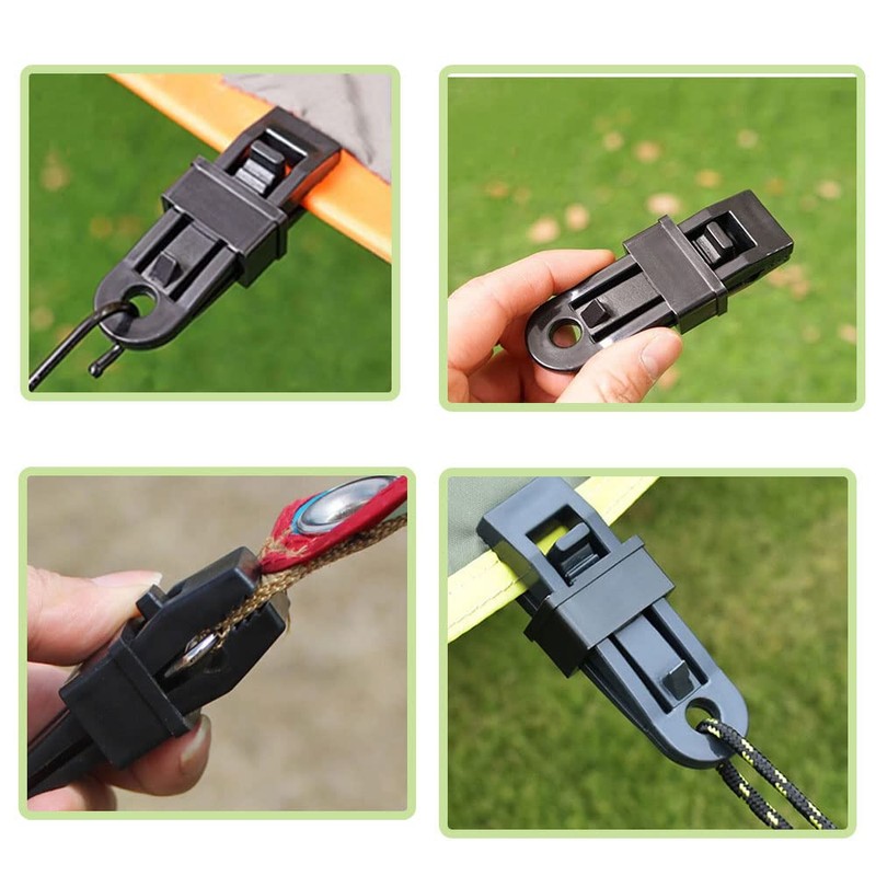 Naisfei 30 Pcs Adjustable Heavy Duty Lock Grip for Tarp