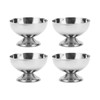 Ice Cream Bowl Set, 4Pcs Food Grade Stainless Steel Dessert