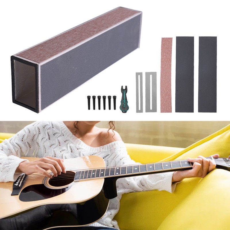 Guitar Polishing Tools Fret Gasket Bridge Pins and Puller Grinding
