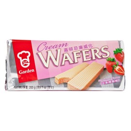 Garden - Cream Wafers - Strawberry Flavour (Net Wt. 7 Oz.)