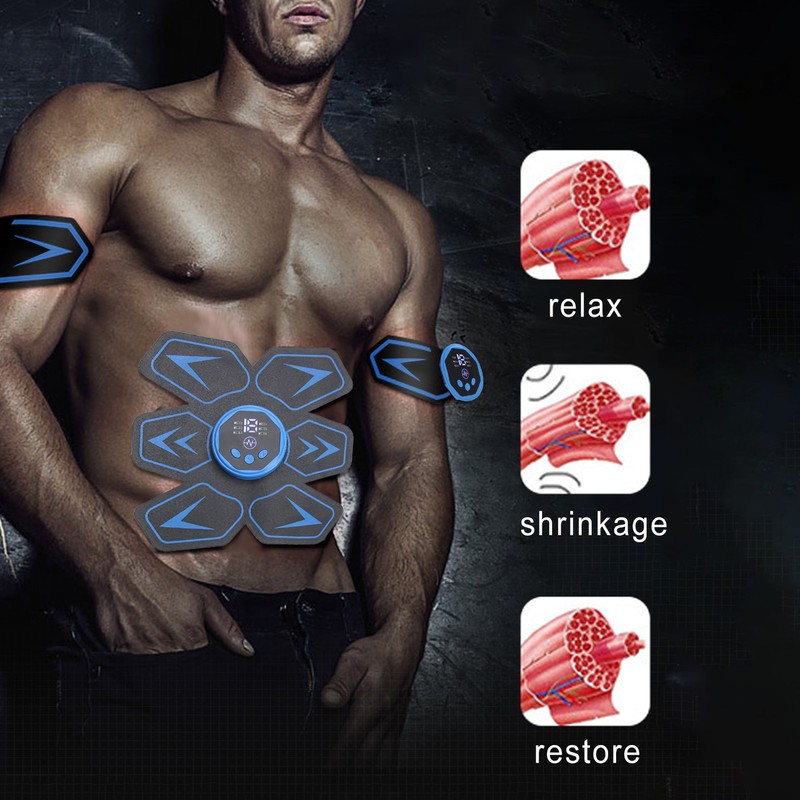 Abdominal Training Device Smart Patch EMS Technology Lazy Home Fitness