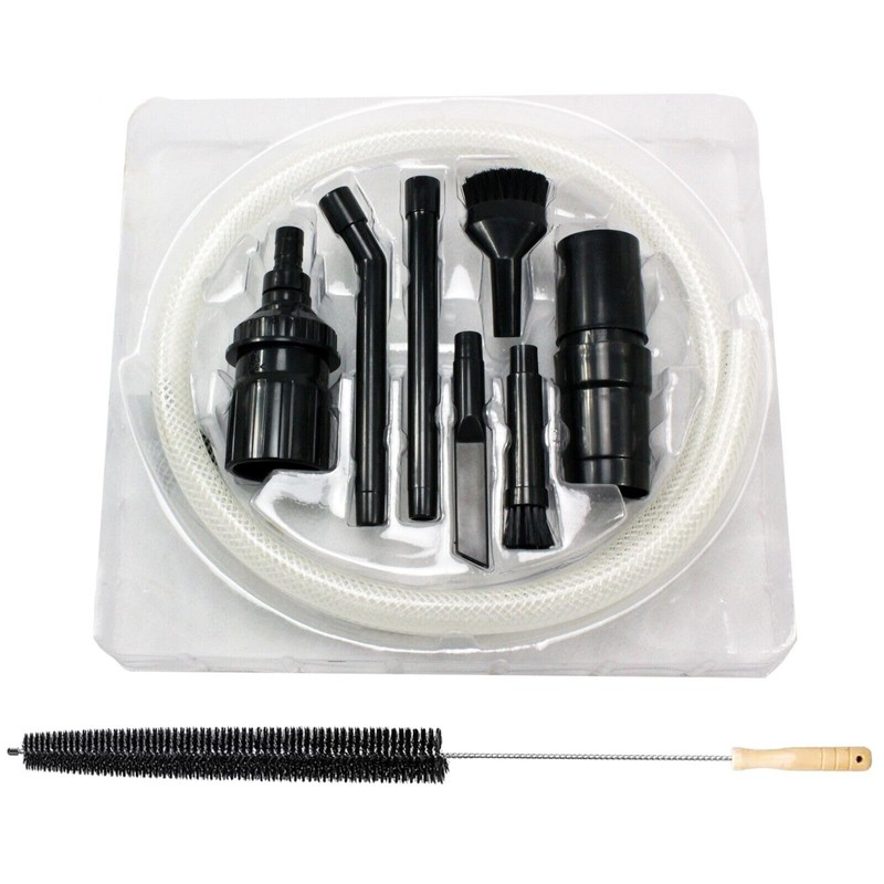 SPARES2GO Universal Tumble Dryer Lint Removal Kit Vacuum Hose Dusting