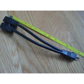 For 29V 2A lift chair recliner Recliner Lift Chair 6" Power Splitter Y Cable Dual Motor One Transformer Adapter