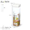 Felli Flip Tite 4” REGULAR Tall Storage Container with Lid