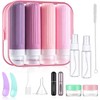 16 Pcs Botellas de Viaje de Silicona, 90ml Kit de