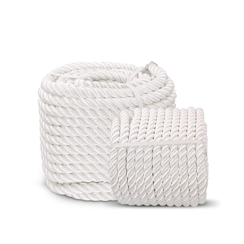 Aoneky 1/2 5/8 3/4 7/8 inch Nylon Twisted Rope -