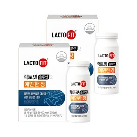 Lactopit Solution 2 Sensitive Intestinal Lactobacillus 400mg x 30 capsules (2) / 락토핏 솔루션2 예민한 장 유산균 400mg x 30캡슐 2개