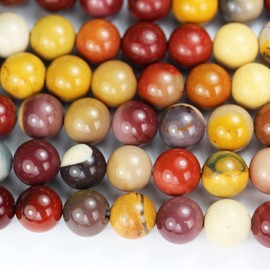 6mm Gemstone Beads for Making Jewellery Energy Healing Crystals Jewelry Chakra Crystal Jewerly Beading supplies Mookaite Jasper 15.5inch About 58-60 Beads