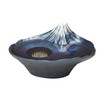Nagae Saka Fuji Blue Fuji Flower Vase Water Basin
