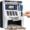 Unbreanded Piggy Bank for Kids, ATM Machine Bank for Real