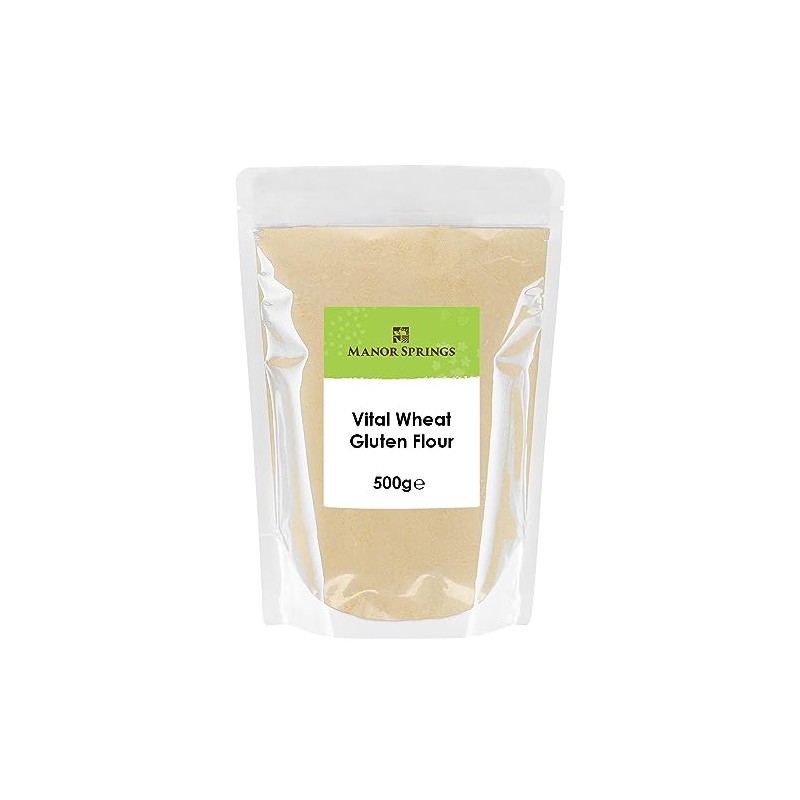 Vital Wheat Gluten Flour 500g by Manor Springs