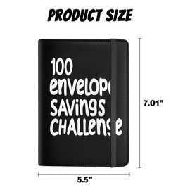 Money Saving Book, 100 Envelopes Saving Challenge, Money Savings Budget Binder, 100 Days Cash Savings Challenges Book, Easy and Fun Way for Home and School
