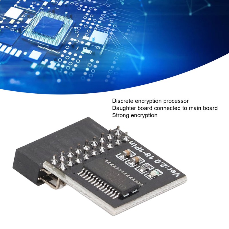TPM2.0 Security Module 18pin for ASROCK Motherboard LPC Card for
