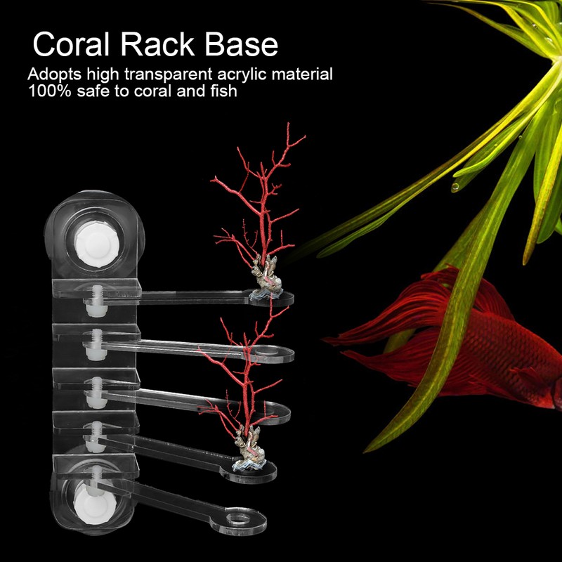 Acrylic Transparent Aquarium Five Claw Life Tree Shape Coral SPS