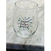 Cristar “Enjoy Every Moment ”. 16.8 oz Inspirational Seamless Bear/Wine
