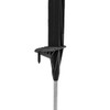 Plastic Electric Fencing Stake, 160cm 5.25ft, Black, Weather-Resistant for Rope,