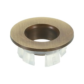 PATIKIL Sink Overflow Ring, Sink Basin Trim Overflow Cover Insert in Hole Round Ring Covers Caps for Kitchen Bathroom, Bronze