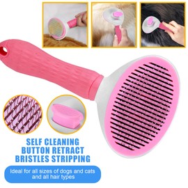 Dog Grooming Brush Shedding Kit-9PCS Complete Grooming Solution for Shedding Dogs, Slicker Brush, Deshedding Tool, and Grooming Comb, Suitable for All Breeds and Sizes, Promotes Healthy Skin and Coat