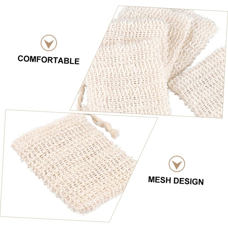 Bolsa de Jabón Exfoliante de Ramio y Yute Baluue 3