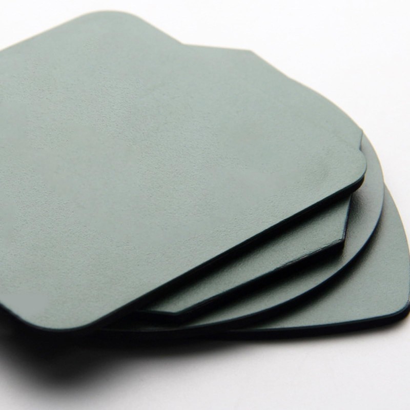 2 PCS Stainless Steel Coasters, 8.5cmx8.5cm Pink Square Coasters, Heat