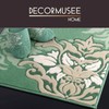 SENKO DECORMUSEE 31984 Samilla Ear Length Toilet Mat, Approx. 37.4
