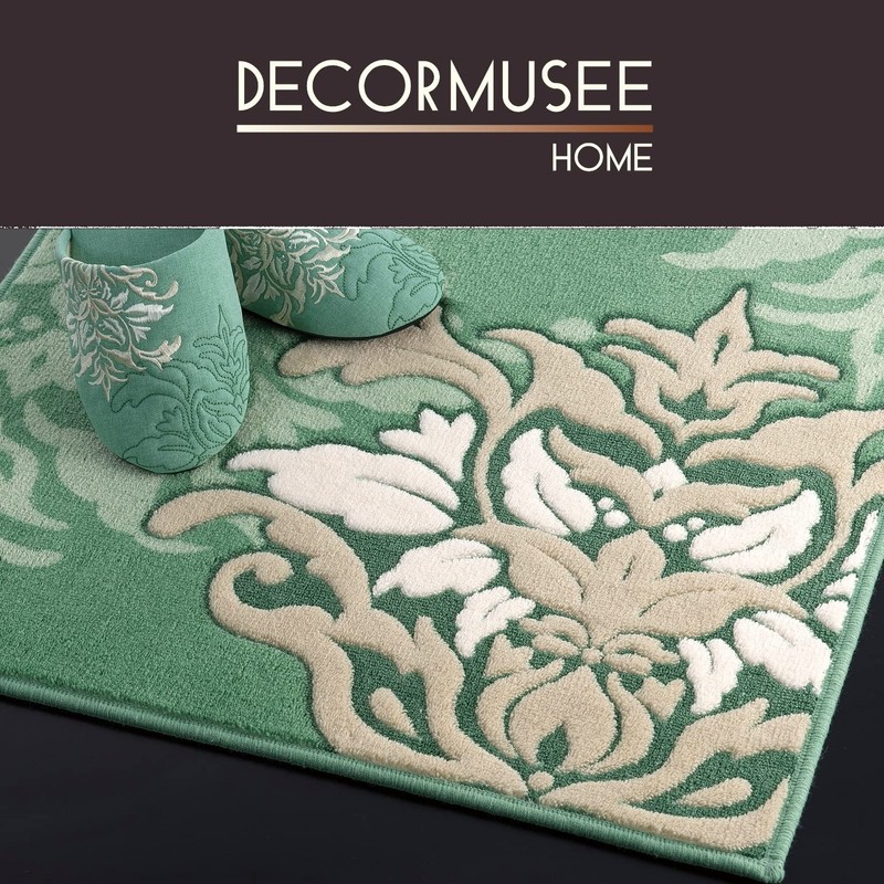 SENKO DECORMUSEE 31984 Samilla Ear Length Toilet Mat, Approx. 37.4