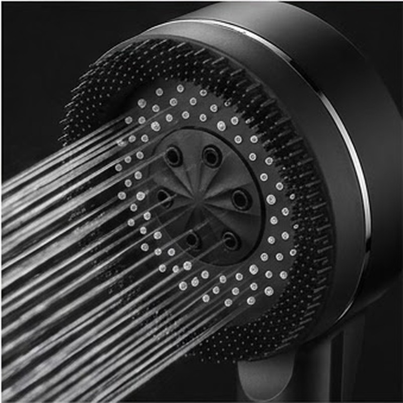 Filtered Handheld Shower Head with Silicone Massage Brush - 3