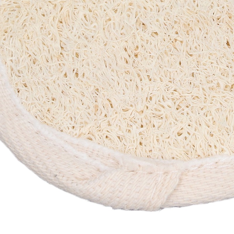 10pcs Loofah Facial Exfoliating Pads Round Shaped Reusable Gentle Scrubbing