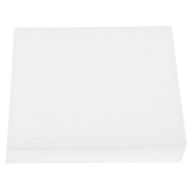 Healvian 10pcs Plastic Wig Hook Mesh Mesh Pavilion Rockery Knitted Mesh Embroidered Mesh Handmade Mesh Canvas Fabric Embroidery Mesh Multi-Color Mesh Cotton Fabric Round Mesh Bag Mesh White