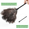 MehelloFeather Ostrich Feather Duster 15Inch Natural Fluffy Handheld Feather Dusters