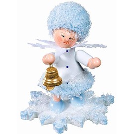 Snowflake with Bell - 5 cm
