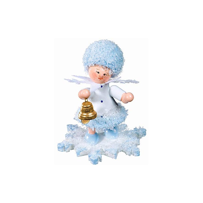 Snowflake with Bell - 5 cm