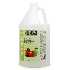 MODA - Moisturizing Shampoo for All Hair Types, Apple, 128 Oz, Professional - Deeply Cleanses and Conditions, Strengthens, Restores and Shine your Hair - With Glycerin, Keratin, Collagen